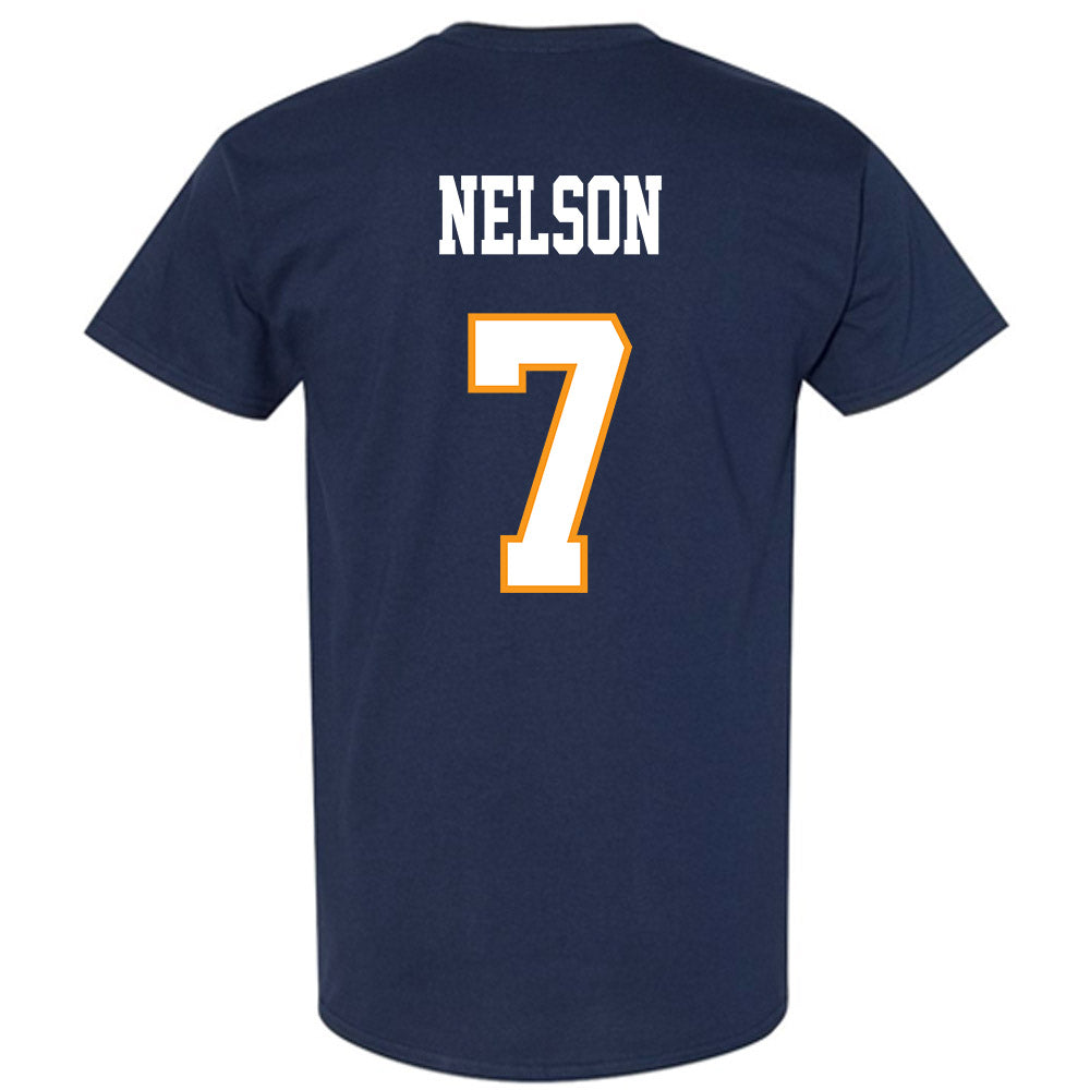 UTEP - NCAA Football : Malachi Nelson - Navy T-Shirt-1