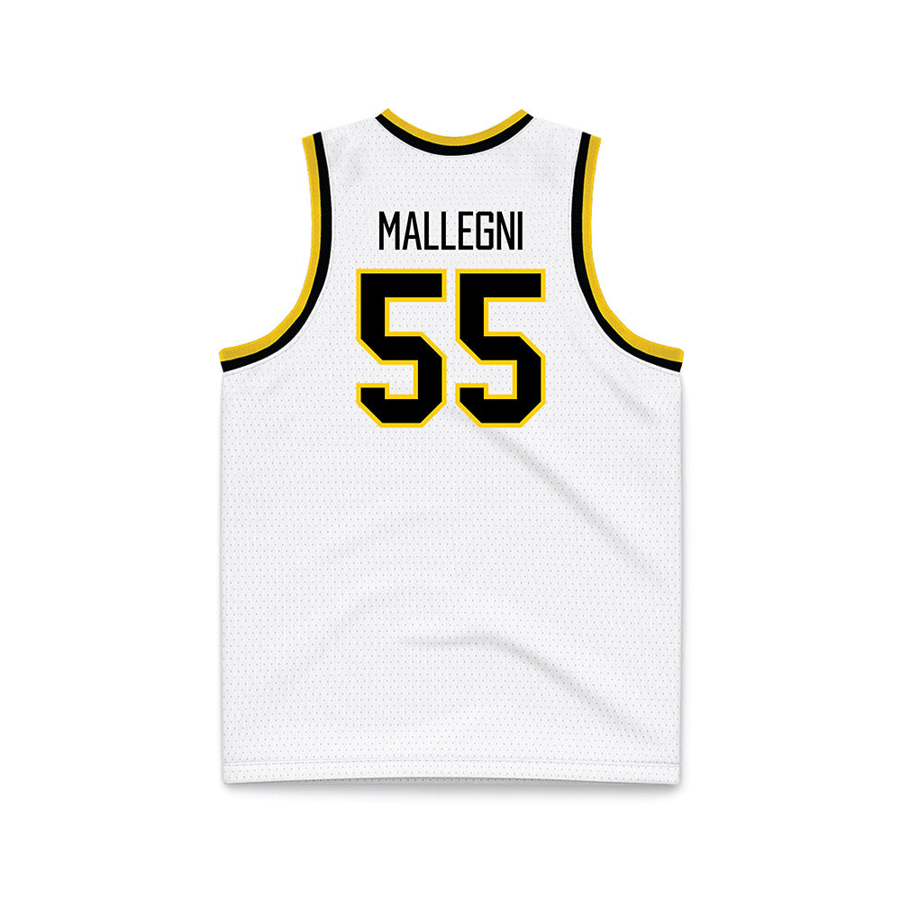 Iowa - NCAA Women's Basketball : Teagan Mallegni - White Basketball Jersey-1