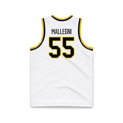 Iowa - NCAA Women's Basketball : Teagan Mallegni - White Basketball Jersey-1