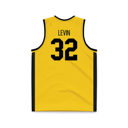 Iowa - NCAA Women's Basketball : Callie Levin - Gold Basketball Jersey-1