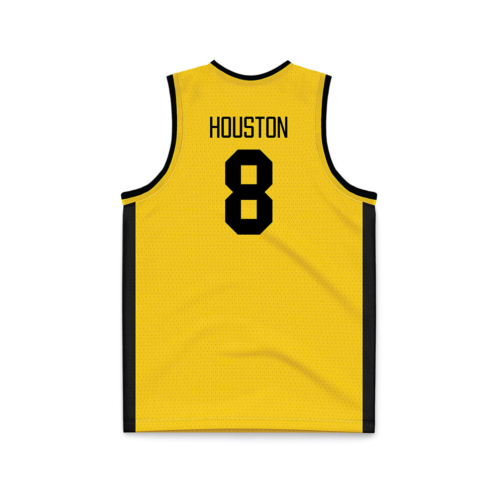 Iowa - NCAA Women's Basketball : Journey Houston - Gold Basketball Jersey-1