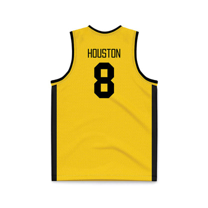Iowa - NCAA Women's Basketball : Journey Houston - Gold Basketball Jersey-1