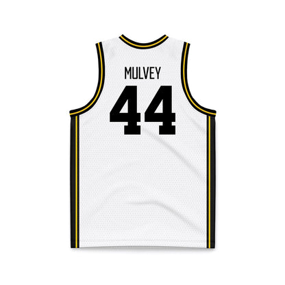Iowa - NCAA Men's Basketball : Riley Mulvey - White Basketball Jersey-1
