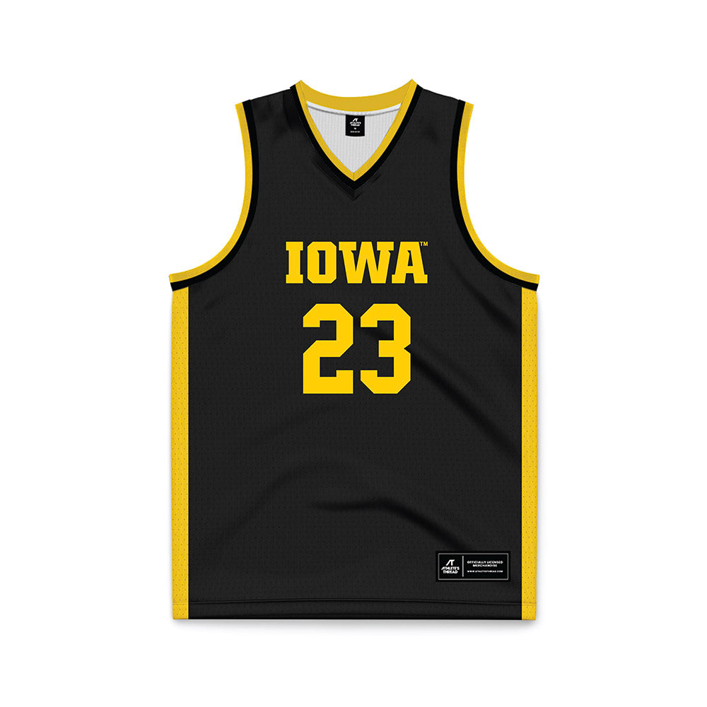 Iowa - NCAA Men's Basketball : Isaia Howard - Basketball Jersey-0