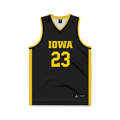 Iowa - NCAA Men's Basketball : Isaia Howard - Basketball Jersey-0