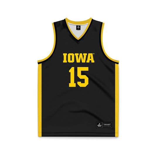 Iowa - NCAA Men's Basketball : Brendan Hausen - Basketball Jersey-0