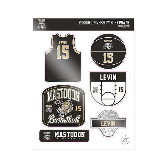 PFW - NCAA Men's Basketball : Yuval Levin - Sticker Sheet-0