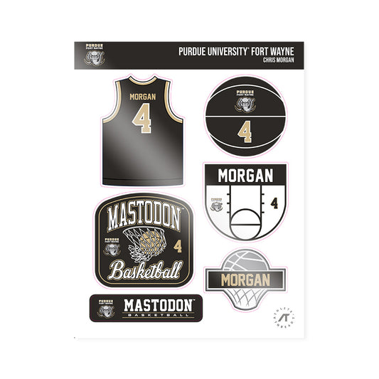 PFW - NCAA Men's Basketball : Chris Morgan - Sticker Sheet-0