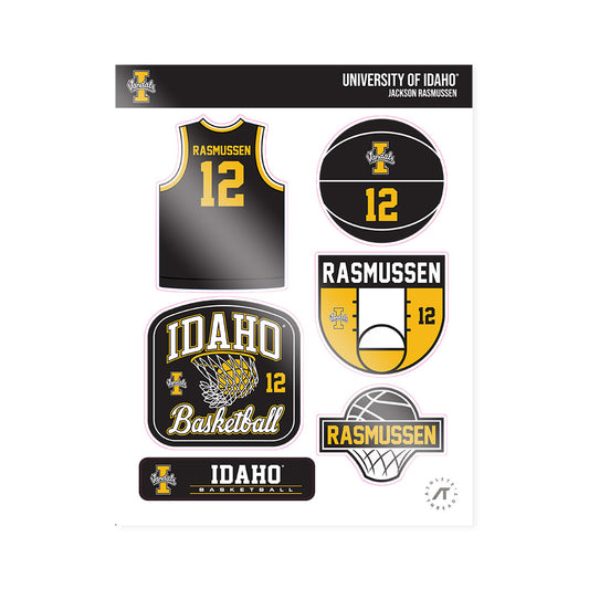 Idaho - NCAA Men's Basketball : Jackson Rasmussen - Sticker Sheet-0