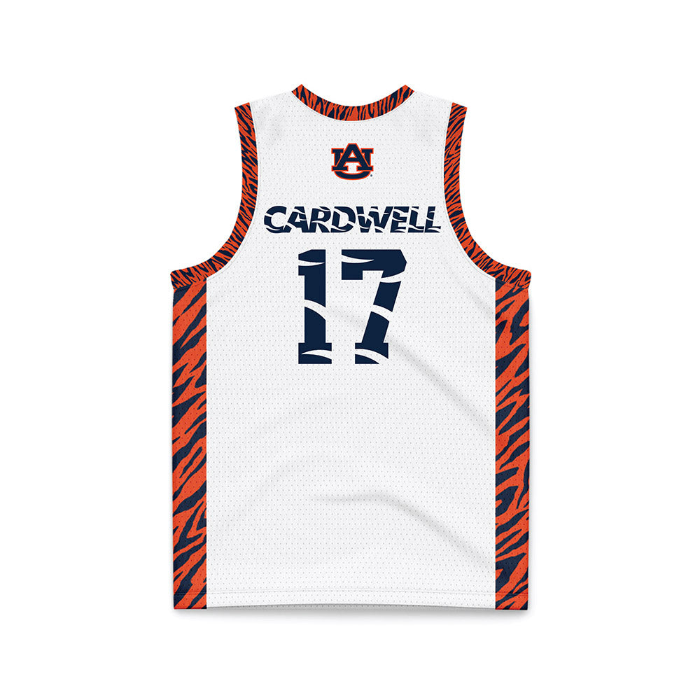 Auburn - NCAA Men's Basketball : Drake Cardwell - Basketball Jersey-1