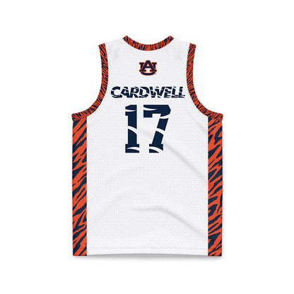 Auburn - NCAA Men's Basketball : Drake Cardwell - Basketball Jersey-1