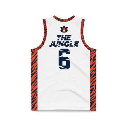 Auburn - NCAA Men's Basketball : Blake Muschalek - The Jungle Basketball Jersey-1