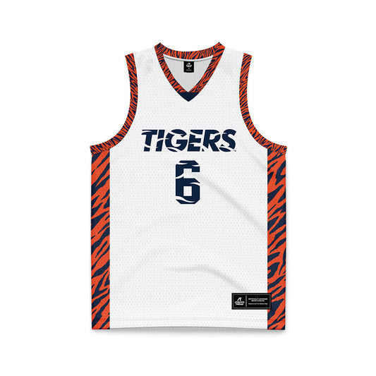 Auburn - NCAA Men's Basketball : Jeremiah Bowman - The Jungle Basketball Jersey-0