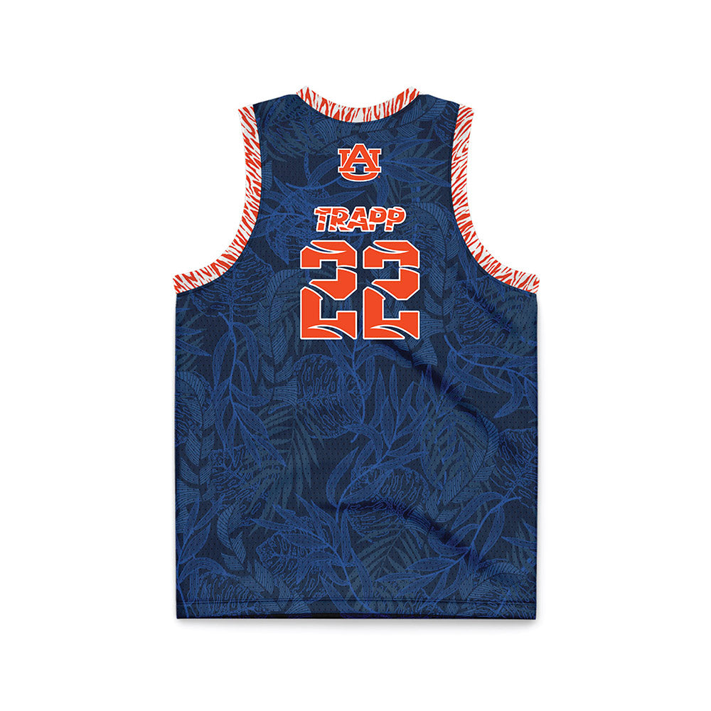 Auburn - NCAA Men's Basketball : Reed Trapp - Basketball Jersey-1
