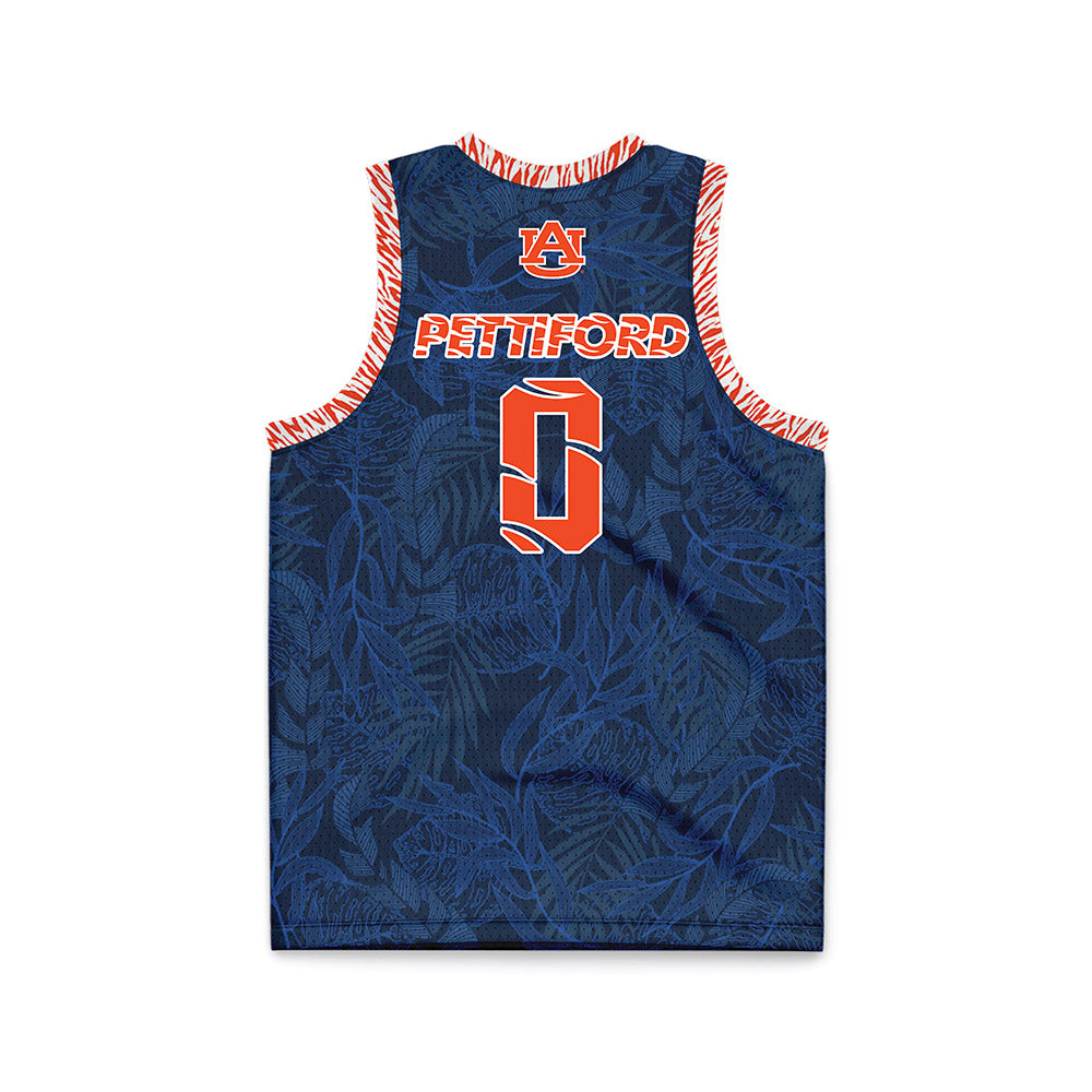 Auburn - NCAA Men's Basketball : Tahaad Pettiford - Basketball Jersey-1