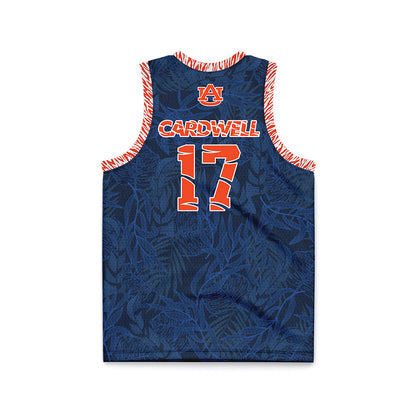 Auburn - NCAA Men's Basketball : Drake Cardwell - Basketball Jersey-1