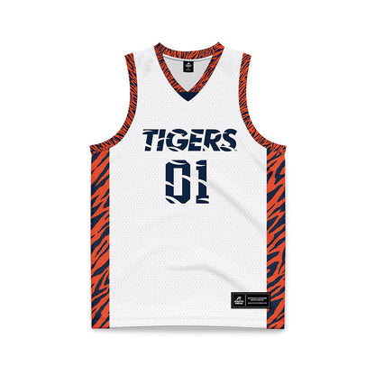 Auburn - NCAA Men's Basketball : - Aubie the Tiger Basketball Jersey-0