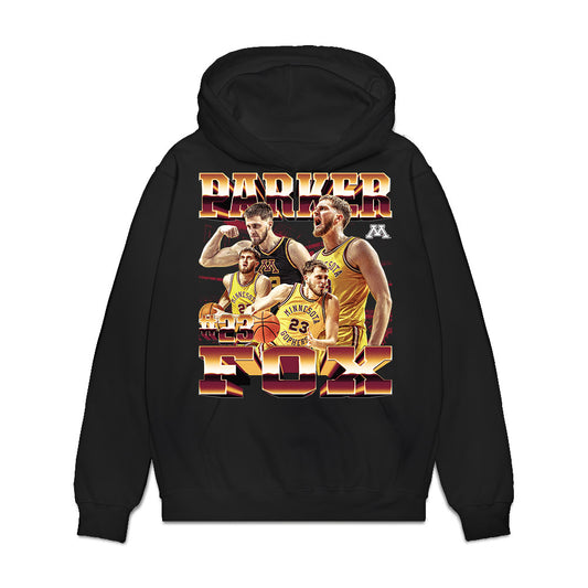 Minnesota - NCAA Men's Basketball : Parker Fox - Premium Hooded Sweatshirt-0