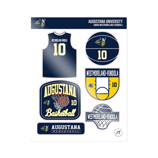 AU - NCAA Men's Basketball : Amari Westmoreland-Vendiola - Sticker Sheet-0