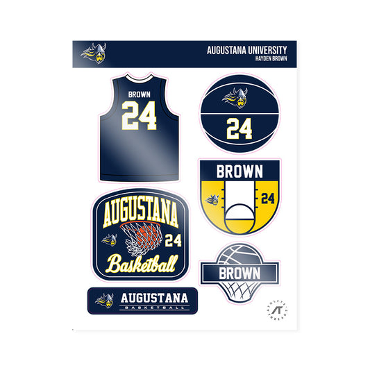 AU - NCAA Men's Basketball : Hayden Brown - Sticker Sheet-0