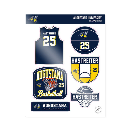 AU - NCAA Men's Basketball : Jack Hastreiter - Sticker Sheet-0