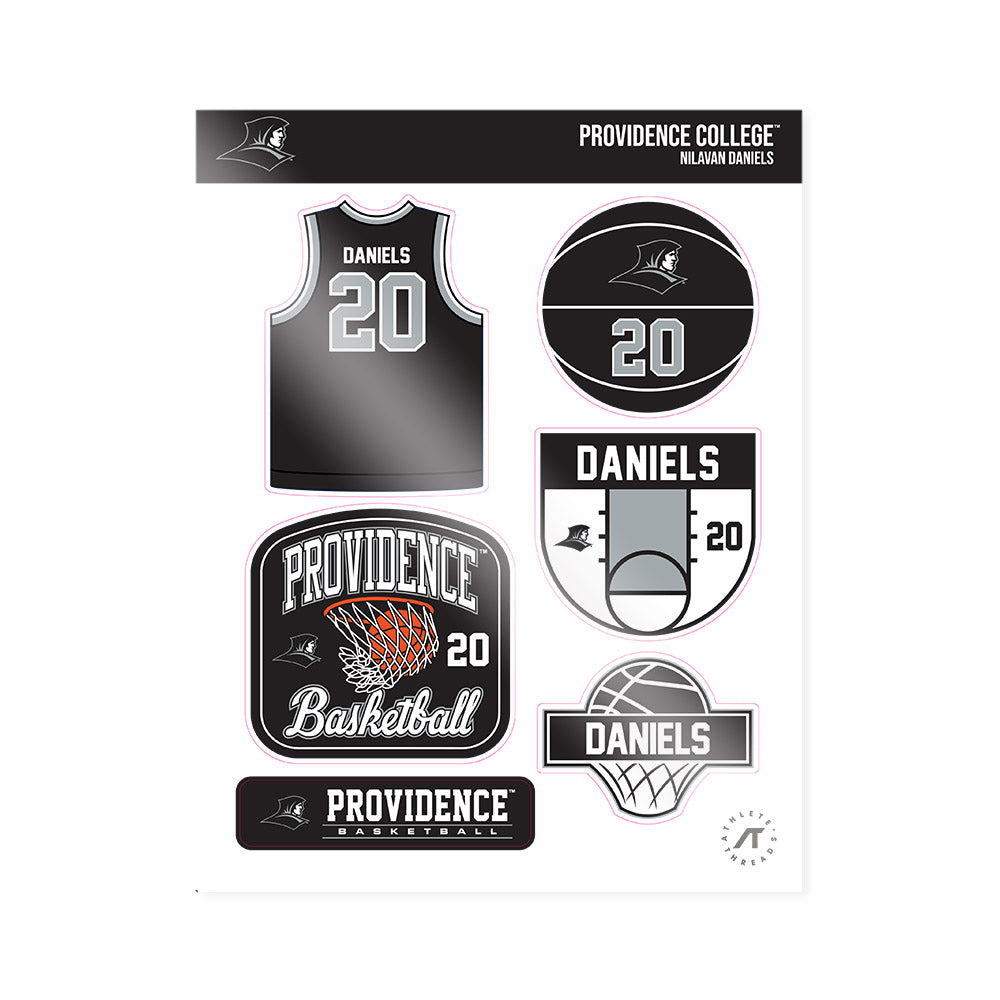 Providence - NCAA Men's Basketball : Nilavan Daniels - Sticker Sheet-0