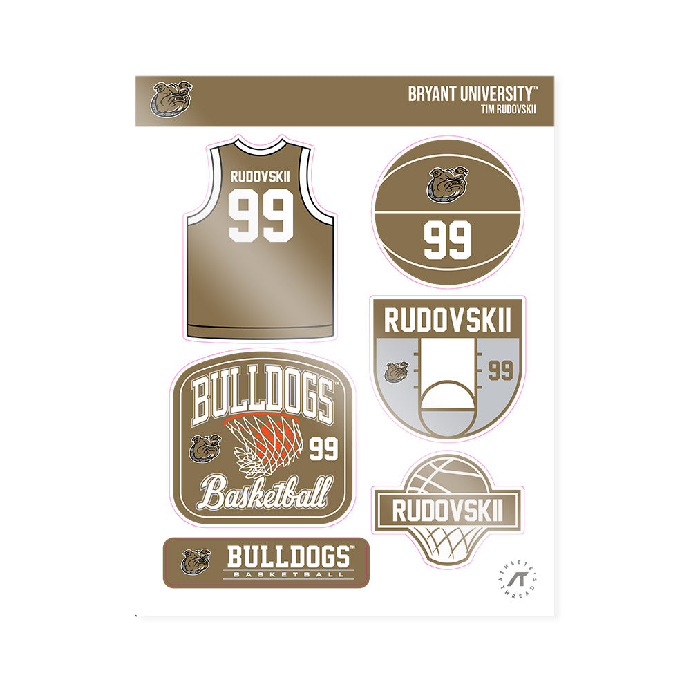 Bryant - NCAA Men's Basketball : Tim Rudovskii - Sticker Sheet-0