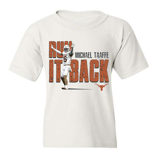 Texas - NCAA Football : Michael Taaffe - Graphic Tee Youth T-Shirt-0