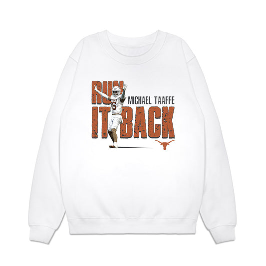 Texas - NCAA Football : Michael Taaffe - Graphic Tee Premium Crewneck Sweatshirt-0