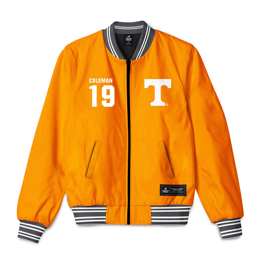 Tennessee - NCAA Football : Chaz Coleman - Bomber Jacket-0