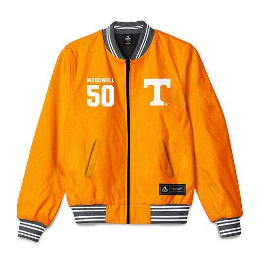 Tennessee - NCAA Baseball : DJ McDowell - Bomber Jacket-0
