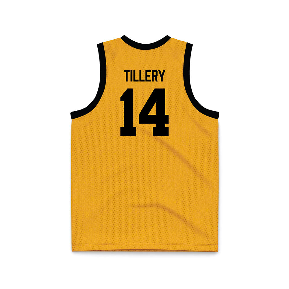 VCU - NCAA Men's Basketball : Jordan Tillery - Gold Basketball Jersey-1