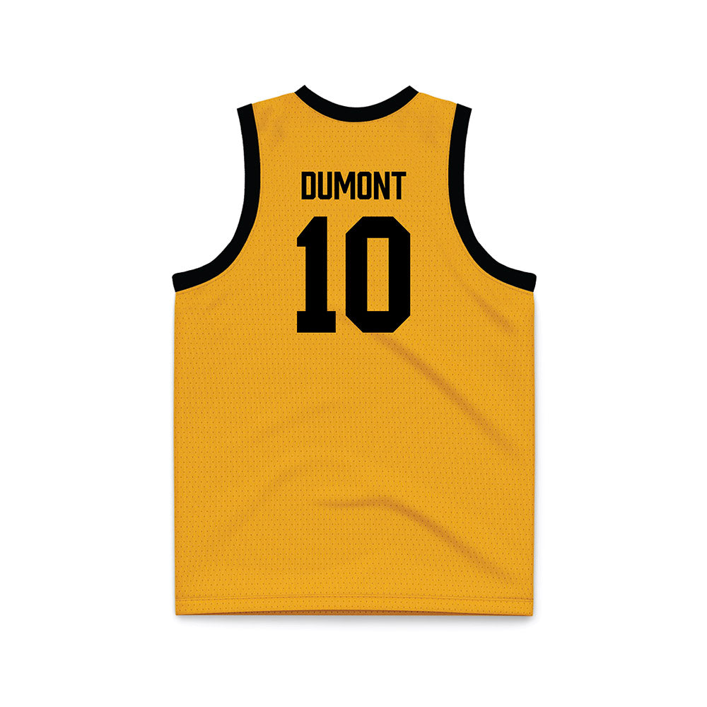 VCU - NCAA Men's Basketball : Jordann Dumont - Gold Basketball Jersey-1