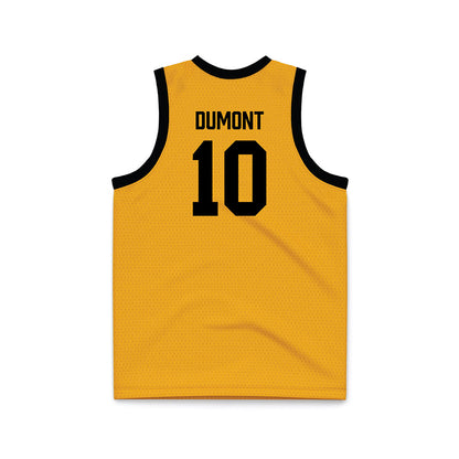 VCU - NCAA Men's Basketball : Jordann Dumont - Gold Basketball Jersey-1
