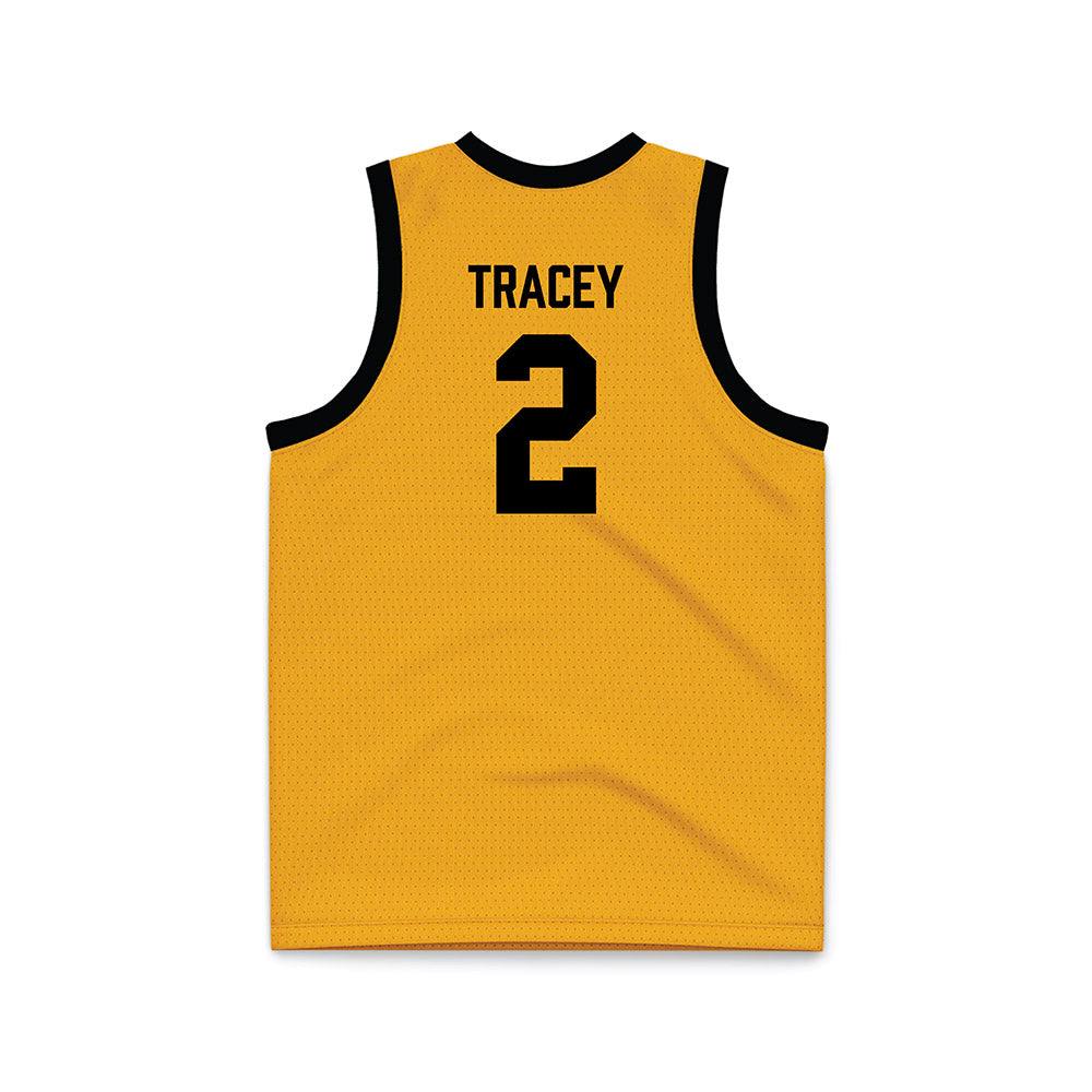 VCU - NCAA Men's Basketball : Jadrian Tracey - Gold Basketball Jersey-1