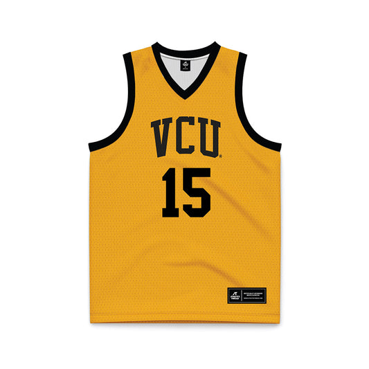 VCU - NCAA Men's Basketball : Tyrell Ward - Gold Basketball Jersey-0