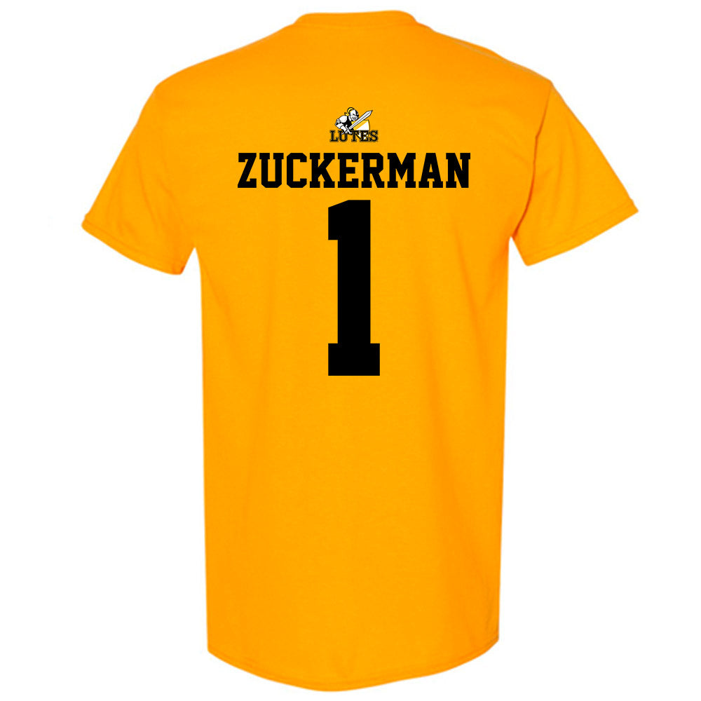 PLU - NCAA Men's Basketball : Zach Zuckerman - T-Shirt-1