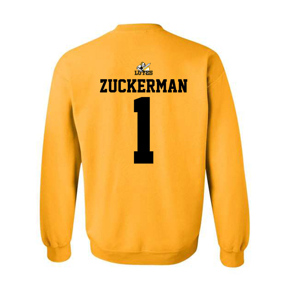 PLU - NCAA Men's Basketball : Zach Zuckerman - Crewneck Sweatshirt-1