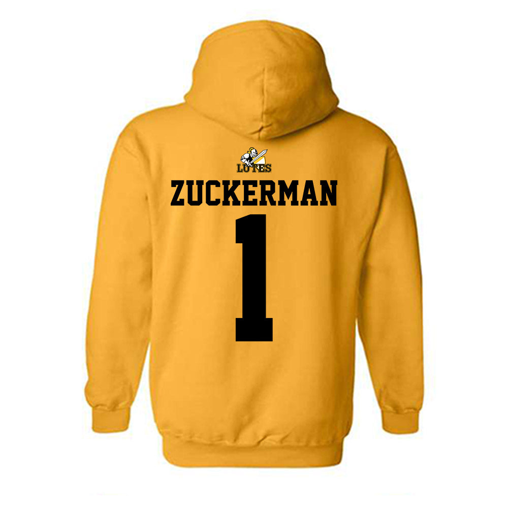 PLU - NCAA Men's Basketball : Zach Zuckerman - Hooded Sweatshirt-1