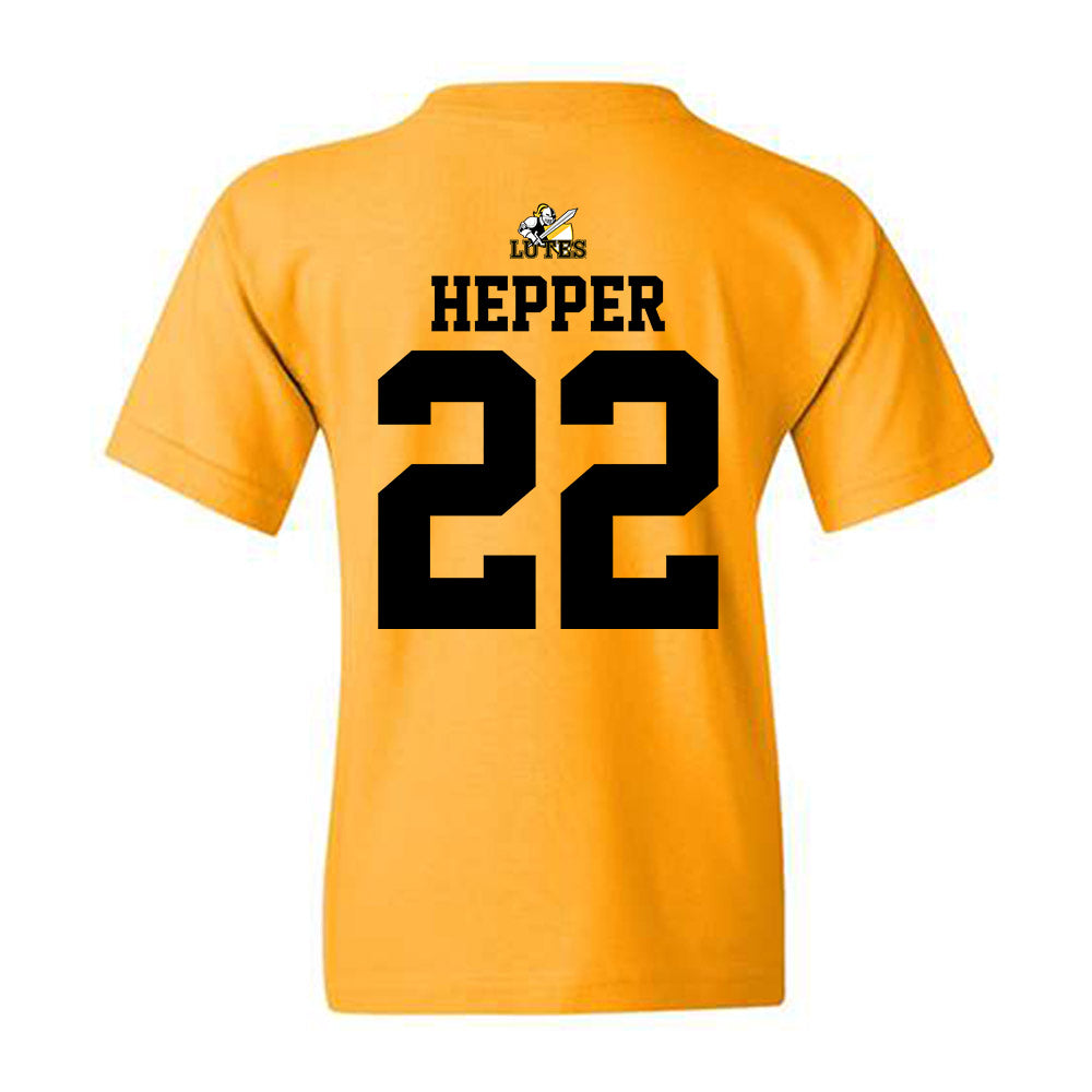 PLU - NCAA Men's Basketball : Mack Hepper - Youth T-Shirt-1