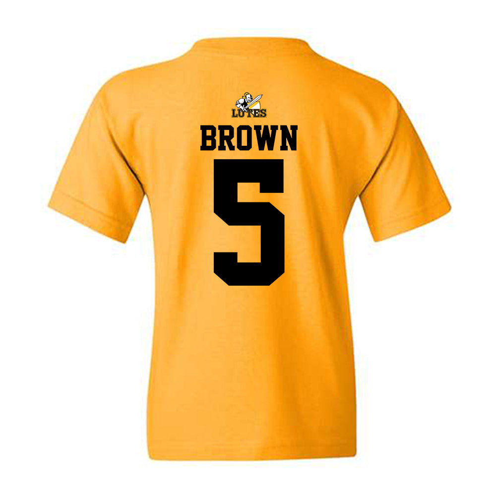 PLU - NCAA Men's Basketball : Julian Brown - Youth T-Shirt-1