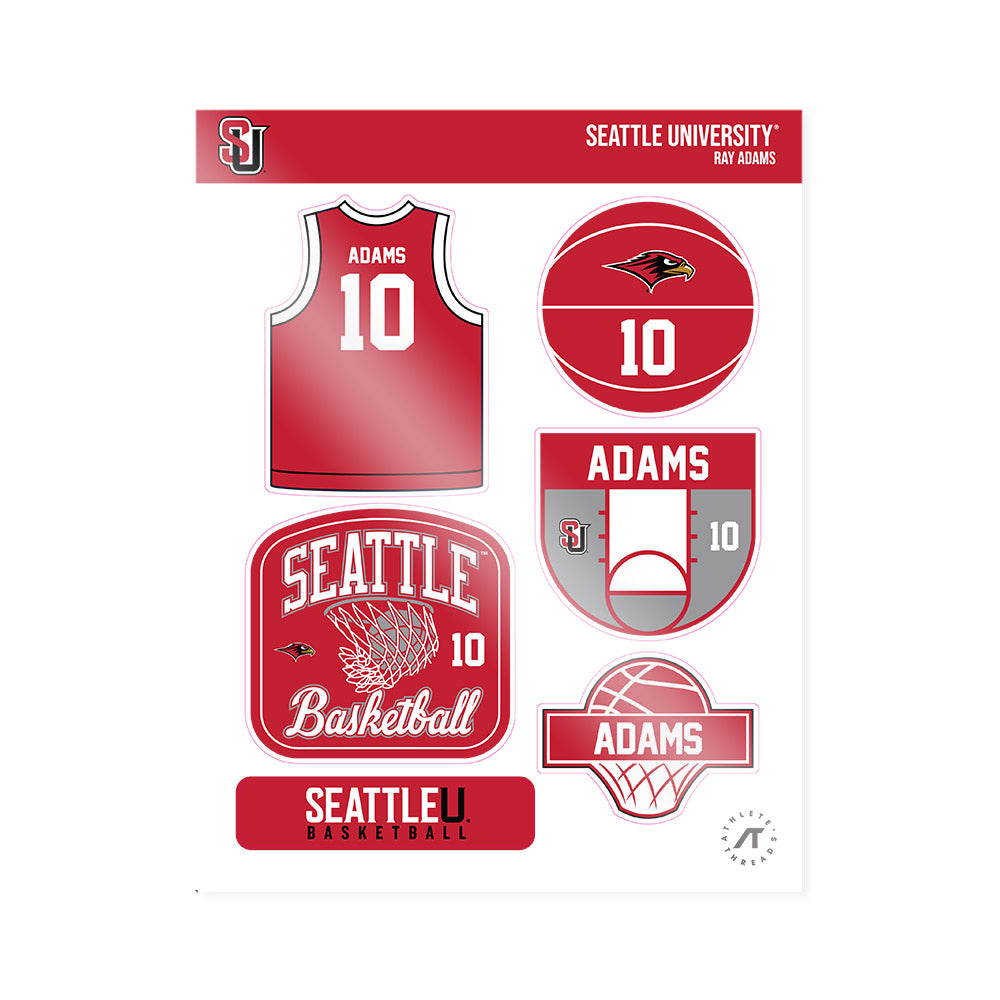 Seattle - NCAA Men's Basketball : Ray Adams - Sticker Sheet-0