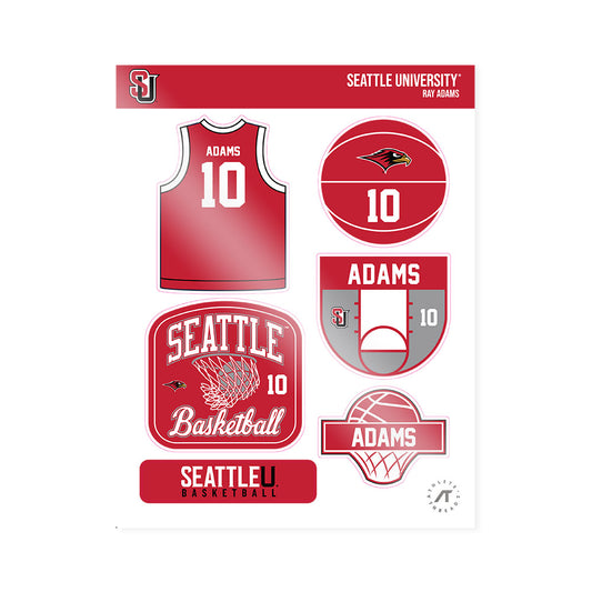 Seattle - NCAA Men's Basketball : Ray Adams - Sticker Sheet-0