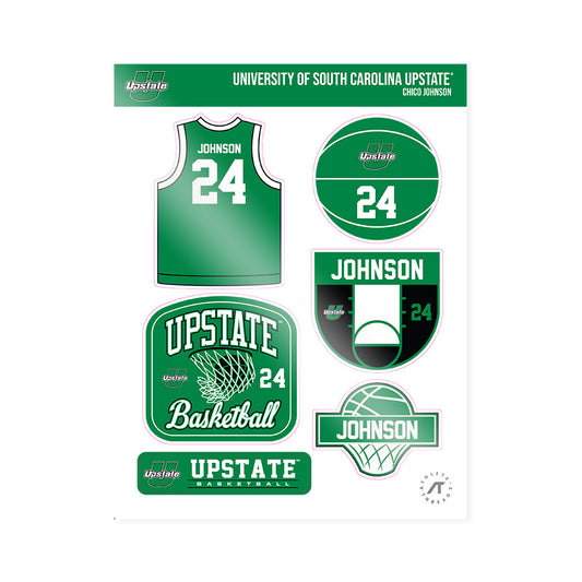 USC Upstate - NCAA Men's Basketball : Chico Johnson - Sticker Sheet-0