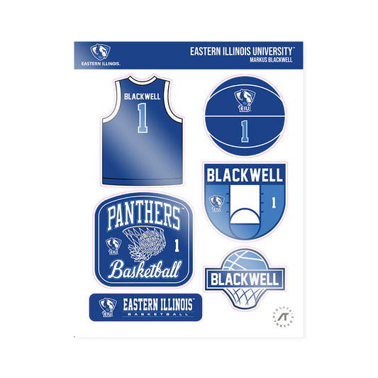 EIU - NCAA Men's Basketball : Markus Blackwell - Sticker Sheet-0