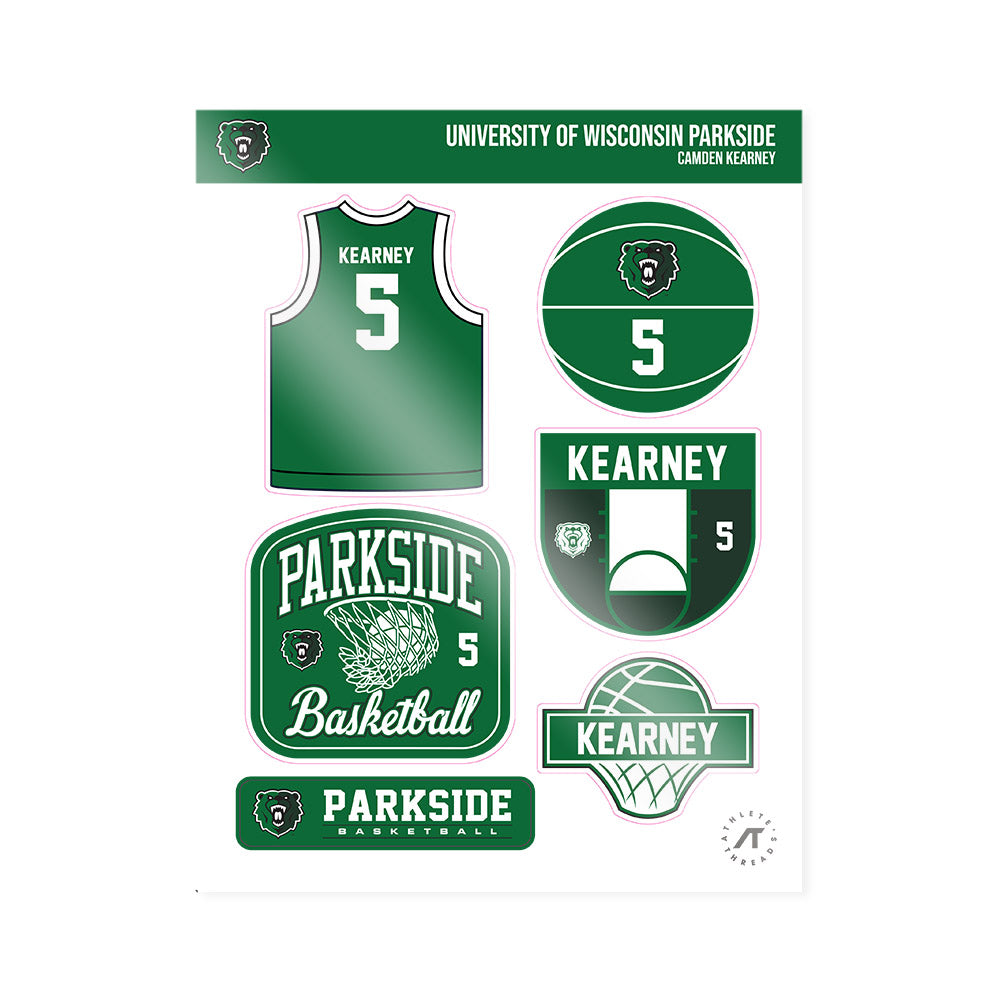UW Parkside - NCAA Baseball : Camden Kearney - Sticker Sheet-0