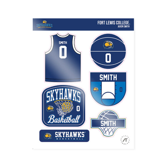 FLC - NCAA Men's Basketball : Jaxon Smith - Sticker Sheet-0