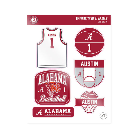 Alabama - NCAA Women's Basketball : Ace Austin - Sticker Sheet-0