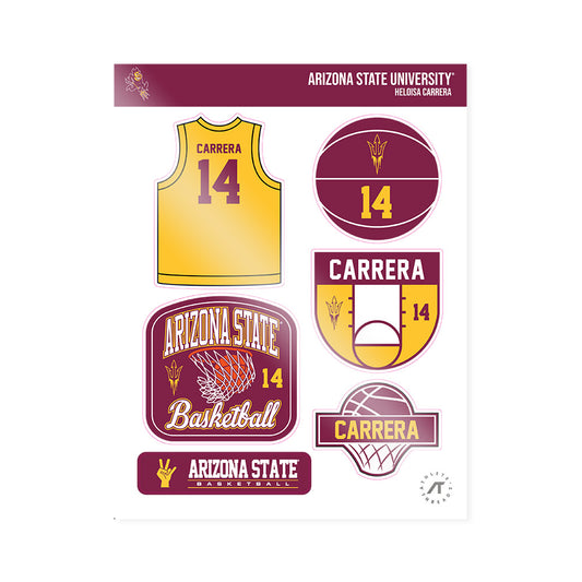 Arizona State - NCAA Women's Basketball : Heloisa Carrera - Sticker Sheet-0