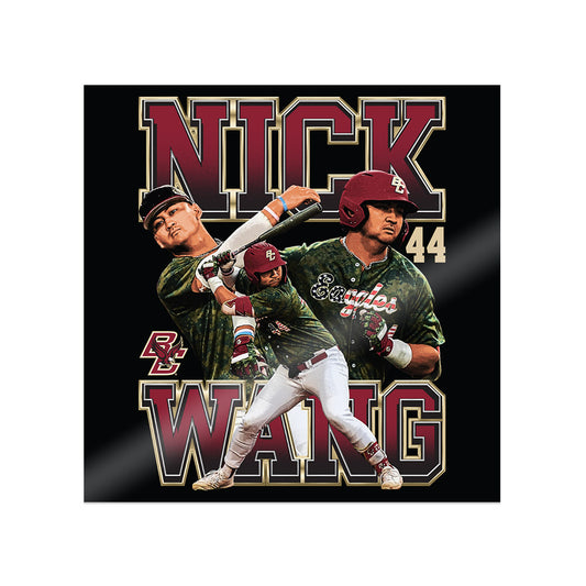 Boston College - NCAA Baseball : Nicholas Wang - Collage Sticker-0